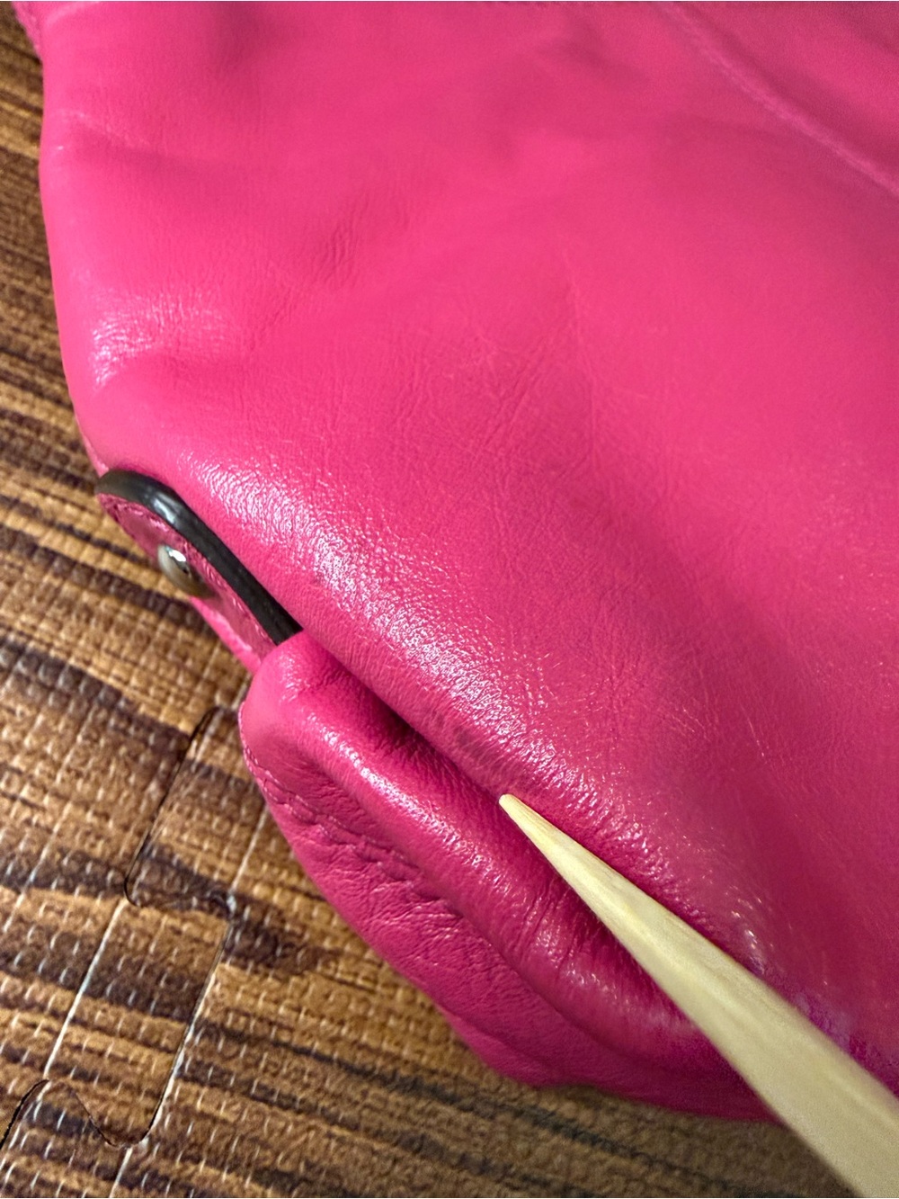Coach Hot Pink Leather Crossbody Bag - Picture 7 of 16